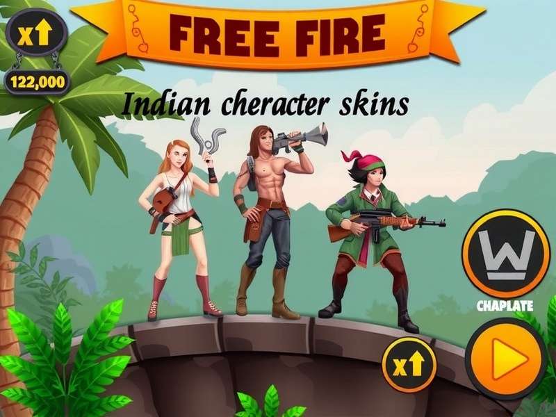 Free Fire Indian character skins